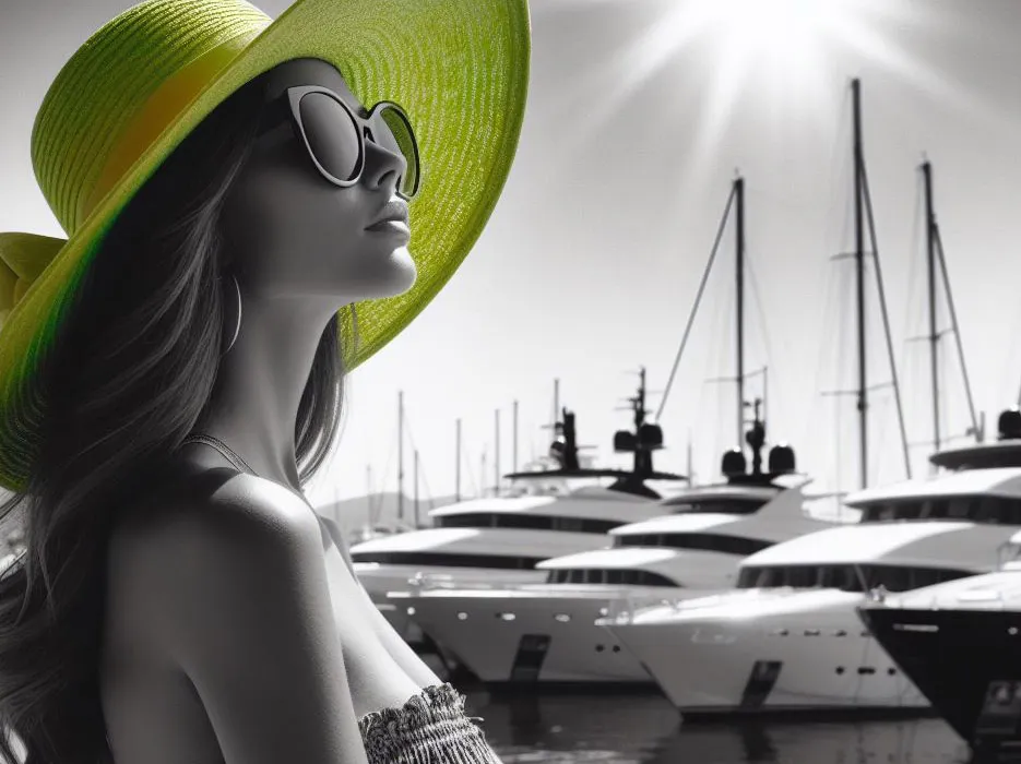 miami international boat & yacht show woman buying a yacht